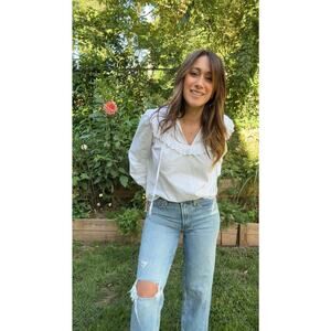 Rouje Paris Embroidered Blouse